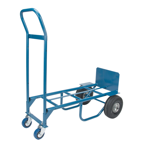 Convertible Deluxe Hand Truck, Steel, 800 lbs. Capacity We Share Industrial Supply