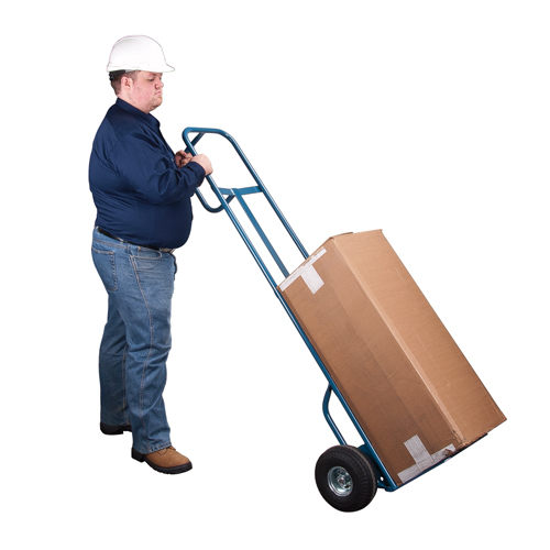 Deluxe Hi-Boy Hand Truck, P-Handle Handle, Steel, 72" Height, 700 lbs. Capacity We Share Industrial Supply