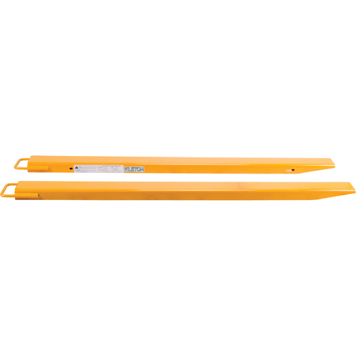 Fork Extensions, 72" L x 5" W, For Fork Width of 4" We Share Industrial Supply