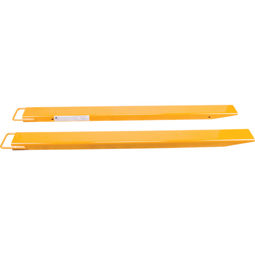 Fork Extensions, 63" L x 6" W, For Fork Width of 5" We Share Industrial Supply