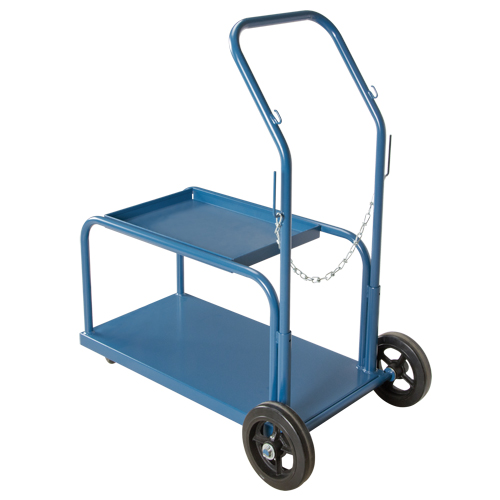 Mini-MIG Welding Cart, Rubber Wheels, 18" W x 36" L Base, 1000 lbs. We Share Industrial Supply