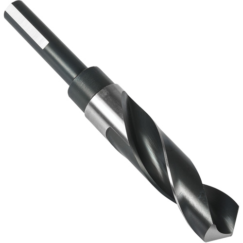 Foret raccourci 1/2" a/3 c&ocirc;t&eacute;s plats, 33/64", Acier rapide, Cannelure 3", Pointe de 118° We Share Industrial Supply