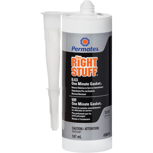 The Right Stuff&reg; Gasket Maker, Cartridge, Black We Share Industrial Supply