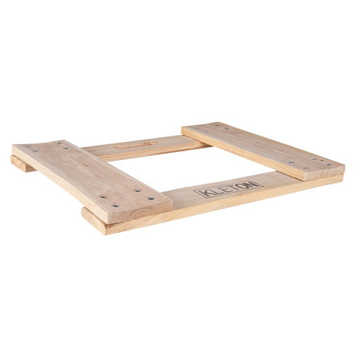 Cadre de socle roulant en bois dur, Roues en Non compris, Capacit&eacute; de 900 lb, 18" la x 24" p x 1,5" h We Share Industrial Supply