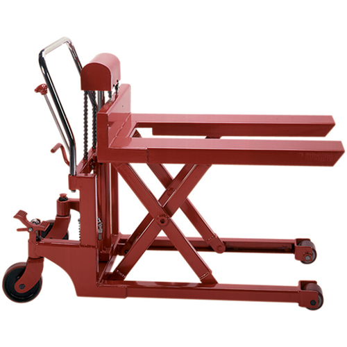 Scissor Pallet Lifter, 44" L x 27" W, Steel, 1100 lbs. Capacity We Share Industrial Supply