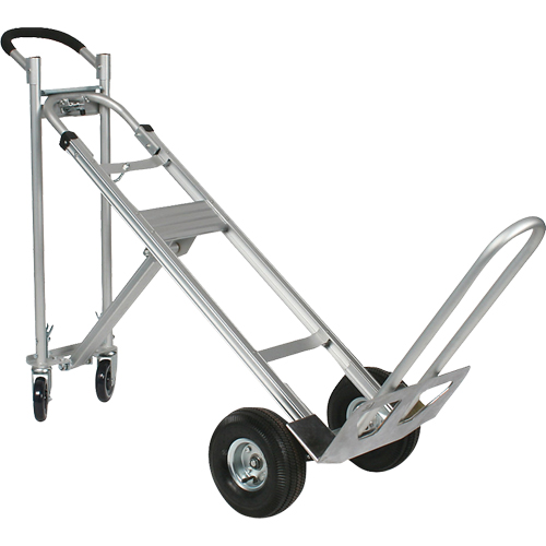 Three-Position Spartan III Convertible Hand Truck, Aluminum, 750 lbs. Capacity We Share Industrial Supply