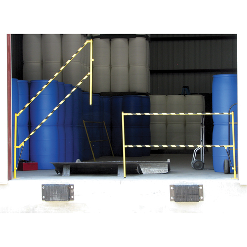 Safety Lift Gate, 10' L x 42-5/8" H, 159" Raised, Yellow We Share Industrial Supply