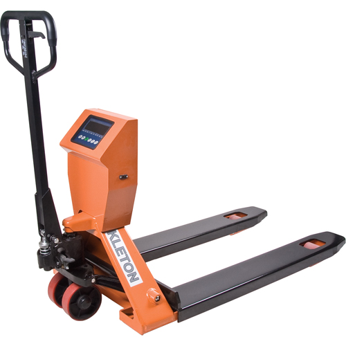 Transpalette &agrave; balance num&eacute;rique, 44,5" lo x 27" la, Capacit&eacute; de 4400 lb We Share Industrial Supply