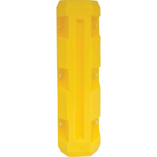 Protecteur de colonne &eacute;troite, Ouverture int&eacute;rieure 6" x 6", 12" lo x 12" la x 42" h, Jaune We Share Industrial Supply
