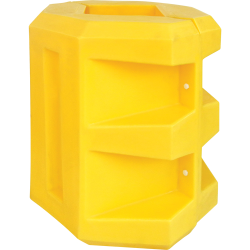 Protecteur de colonne courte, Ouverture int&eacute;rieure 10" x 10", 24" lo x 24" la x 24" h, Jaune We Share Industrial Supply