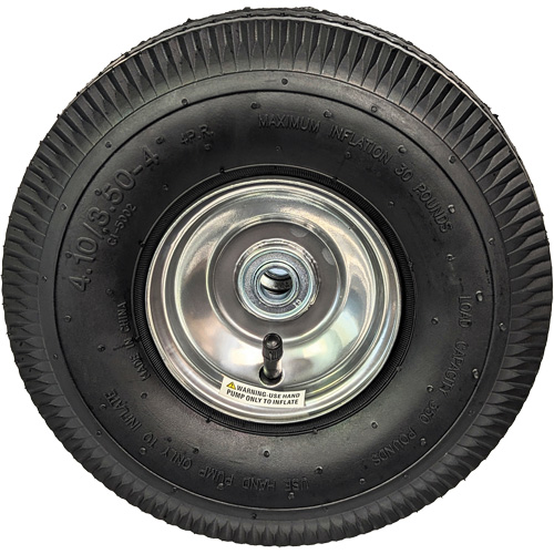 Roue pneumatique de rechange pour diable, 10" (254 mm), Capacit&eacute; de 350 lb We Share Industrial Supply