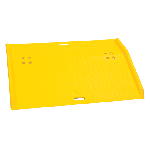 Rampe de quai de chargement portable en poly pour diable, Capacit&eacute; de charge 750 lb, 36" lo x 48" la x 5" h We Share Industrial Supply