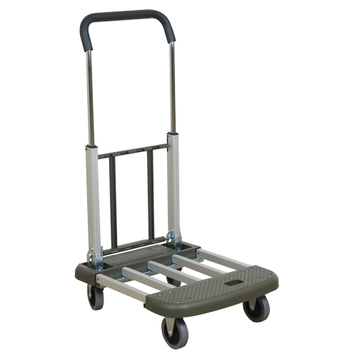 Telefolding Platform Truck, Aluminum, 330 lbs., 29-1/2" L x 17-1/2" W, 36-1/2" High We Share Industrial Supply