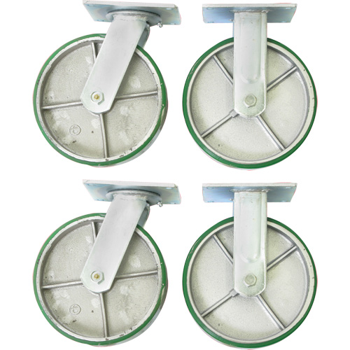 8" Caster Set for Platform Truck We Share Industrial Supply