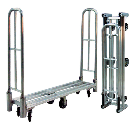 Chariot utilitaire pliant en aluminium U-Boat, 16" la x 60" lo, 1500 lb cap, Roues Polyur&eacute;thane We Share Industrial Supply