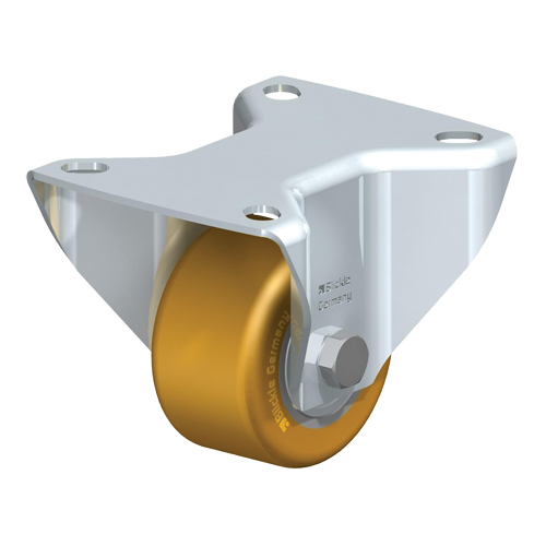 Low-Profile Caster, Rigid, 2" (51 mm), Polyurethane, 440 lbs. (199.58 kg.) We Share Industrial Supply
