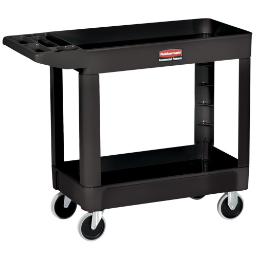 Chariot utilitaire robuste - 4500-89, 2 tiers, 25-7/8" x 33-1/4" x 45-1/4", Capacit&eacute; 500 lb We Share Industrial Supply
