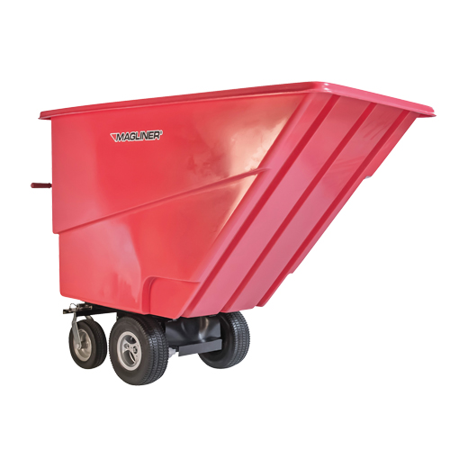 Chariot &agrave; bascule motoris&eacute;, Capacit&eacute; 27 cu. ft., 51" h x 81" la x 33" p We Share Industrial Supply