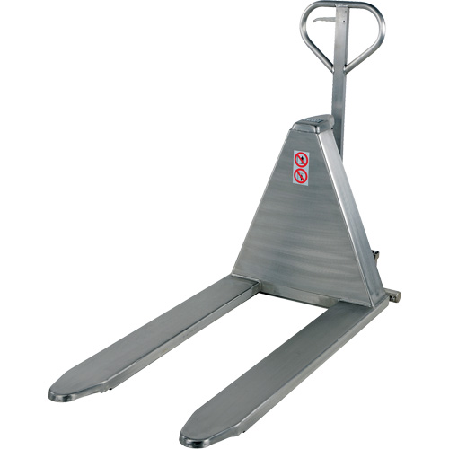 Pallet Lift Table, 45" L x 26-3/4" W, Stainless Steel, 2000 lbs. Capacity We Share Industrial Supply