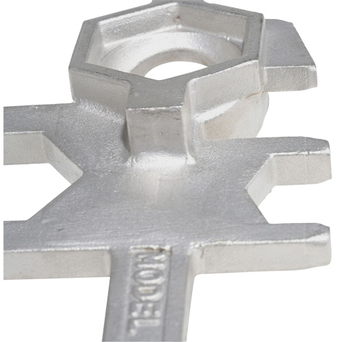Cl&eacute; pour baril, Ouverture de 3/4"/2", Poign&eacute;e 9-1/2", Acier inoxydable We Share Industrial Supply