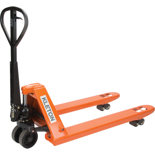 Super Heavy-Duty Manual Pallet Truck, Steel, 48" L x 27" W, 11000 lbs. Capacity We Share Industrial Supply