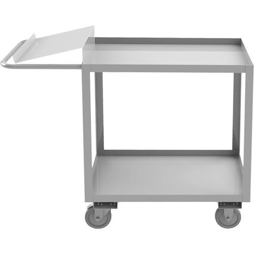 Industrial Grade Order Picking Cart, 39" H x 18-1/8" W x 51" D, 2 Shelves, 1200 lbs. Capacity We Share Industrial Supply