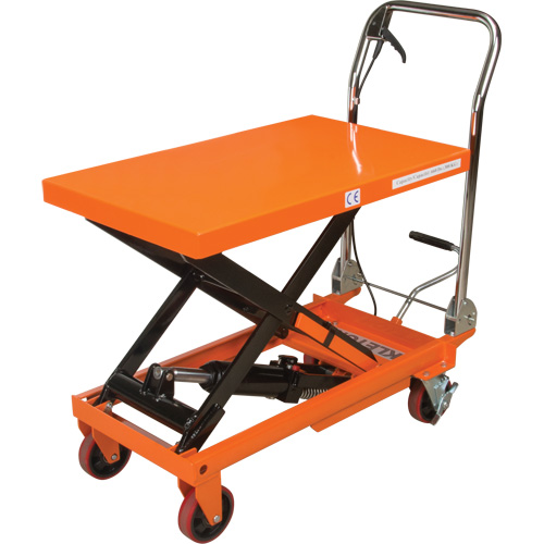 Hydraulic Scissor Lift Table, 32" L x 19-3/4" W, Steel, 660 lbs. Capacity We Share Industrial Supply