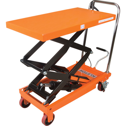 Hydraulic Scissor Lift Table, 35-3/4" L x 19-3/4" W, Steel, 770 lbs. Capacity We Share Industrial Supply