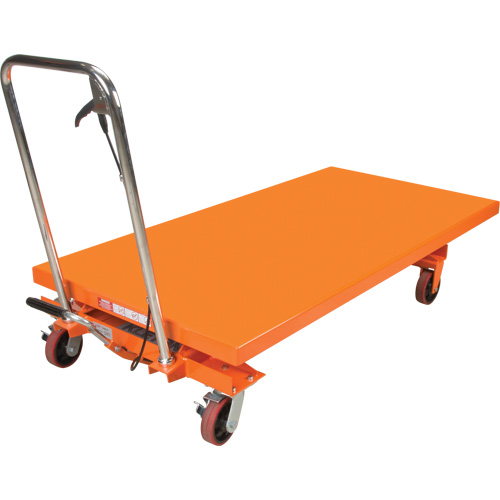 Table &eacute;l&eacute;vatrice &agrave; ciseaux hydraulique, 63" lo x 31-1/2" la, Acier, Capacit&eacute; 1100 lb We Share Industrial Supply
