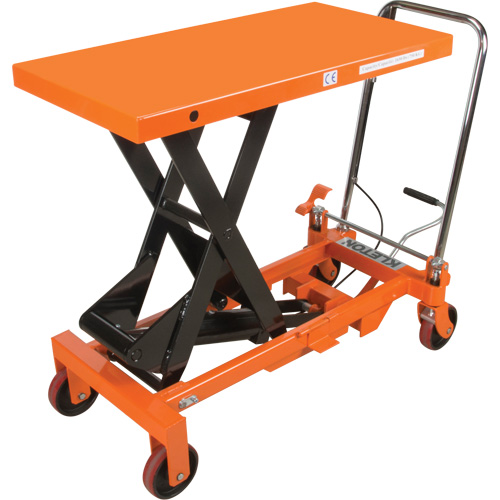 Hydraulic Scissor Lift Table, 39-1/2" L x 20" W, Steel, 1650 lbs. Capacity We Share Industrial Supply