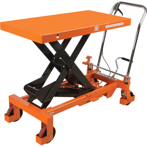 Hydraulic Scissor Lift Table, 40" L x 20 " W, Steel, 2200 lbs. Capacity We Share Industrial Supply
