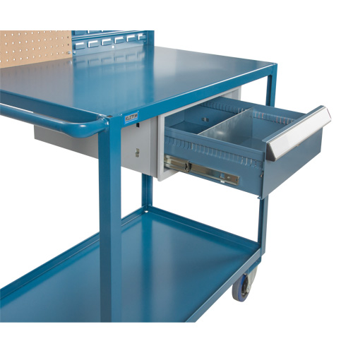 Chariot de service mobile, 2 Tiers, 24" la x 57" h x 40" p, Capacit&eacute; 1200 lb We Share Industrial Supply