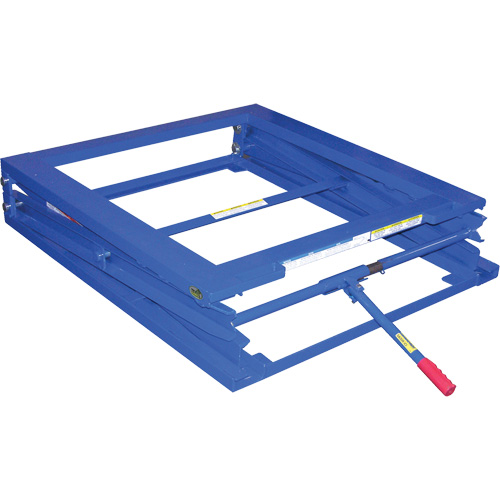 Support de palette ajustable, 42-1/2" lo x 40" la, Capacit&eacute; 5000 lb We Share Industrial Supply