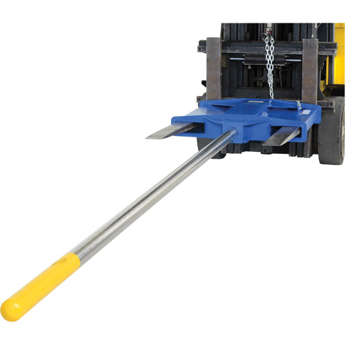 Forklift Carpet Pole, 108-1/2" Length, Fork Mount, 2500 lbs. Capacity We Share Industrial Supply