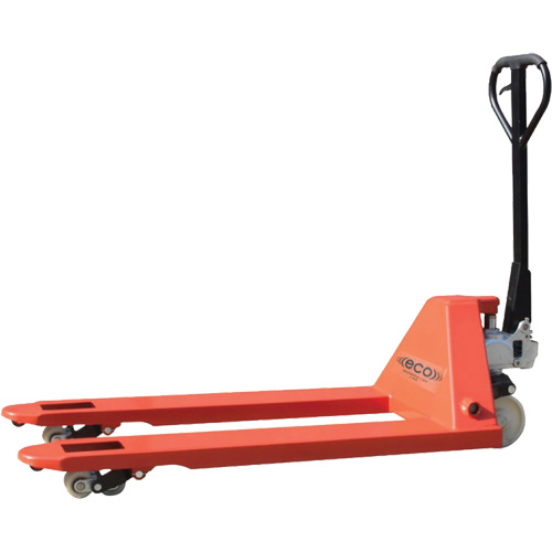 Transpalette de s&eacute;rie lourde Eco, Acier, 45" lo x 21,6" la, Capacit&eacute; 11000 lb We Share Industrial Supply