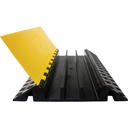 Protecteur de c&acirc;ble droit robuste Powerhouse, 3 canaux, 36" lo x 19,75" la x 3" h We Share Industrial Supply
