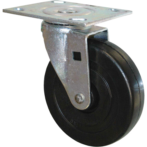 Platform Truck Rubber Swivel Caster We Share Industrial Supply