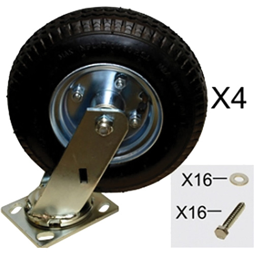 Platform Truck Pneumatic Caster Replacement Kit We Share Industrial Supply