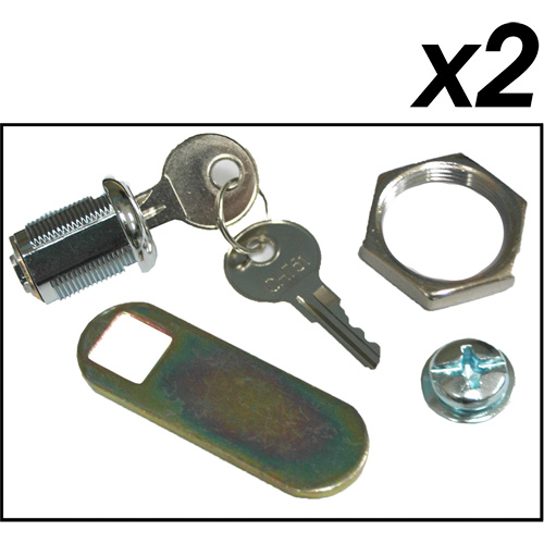 Ensemble de verrou et cl&eacute; pour chariot de nettoyage We Share Industrial Supply