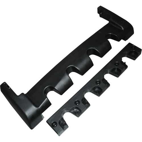 R&acirc;telier &agrave; outils en deux pi&egrave;ces pour chariot de nettoyage We Share Industrial Supply