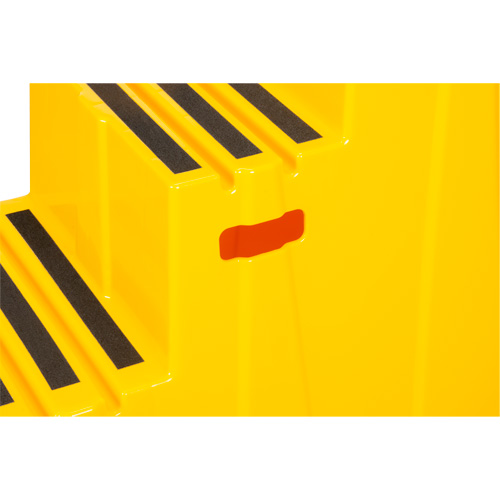 Industrial Step Stool, 3 Steps, 34-13/16" x 22-7/16" x 28-1/2" High We Share Industrial Supply