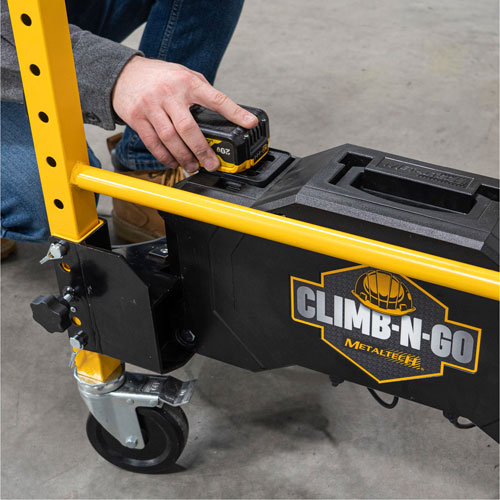 Syst&egrave;me de motorisation pour &eacute;chafaudage Climb-N-Go We Share Industrial Supply