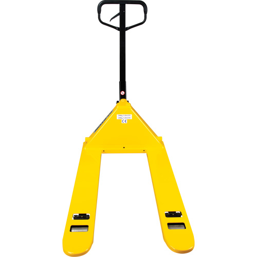 Steel Wheel Pallet Truck, Steel, 48" L x 27" W, 5500 lbs. Capacity We Share Industrial Supply