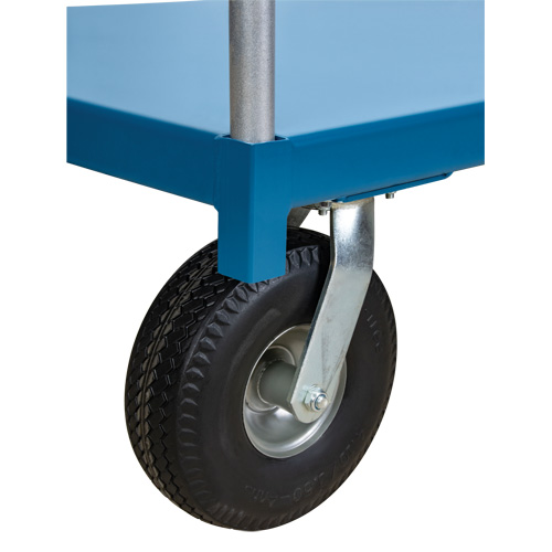  Chariot &agrave; plateforme pour l'ext&eacute;rieur, 96" lo x 48" la x Capacit&eacute; 1200 lb, Roues en Anticrevaison We Share Industrial Supply
