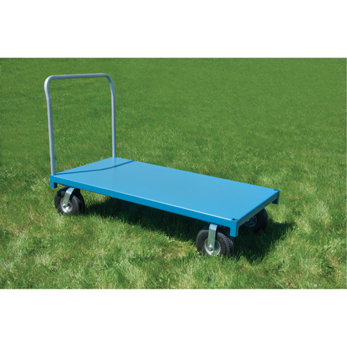  Chariot &agrave; plateforme pour l'ext&eacute;rieur, 96" lo x 48" la x Capacit&eacute; 1200 lb, Roues en Anticrevaison We Share Industrial Supply