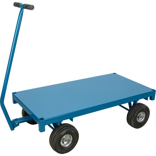 Chariot de ramassage &agrave; plateforme pour l'ext&eacute;rieur, 36" la x 72" la x Capacit&eacute; 1000 lb We Share Industrial Supply
