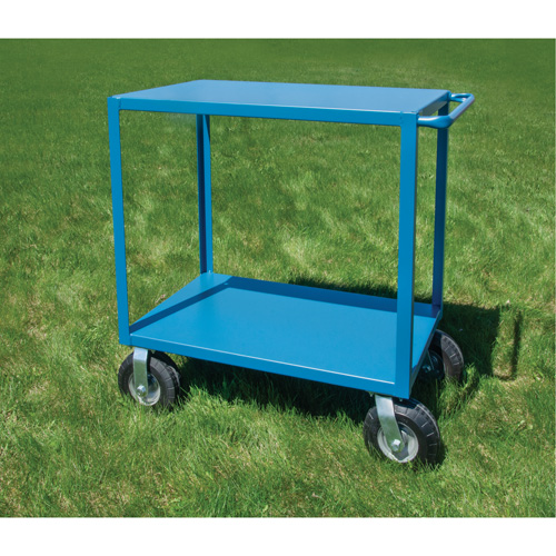  Chariot &agrave; tablettes pour l'ext&eacute;rieur, 2 Tiers, 18" la x 39" h x 33" p, Capacit&eacute; 1200 lb We Share Industrial Supply