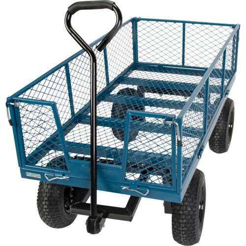 Wagon with Drop Sides, 24" W x 48" L, 800 lbs. Capacity We Share Industrial Supply