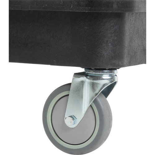 Utility Cart with Deep Lip Shelf, 3 Tiers, 19" x 39-1/2" x 28-1/4", 330 lbs. Capacity We Share Industrial Supply