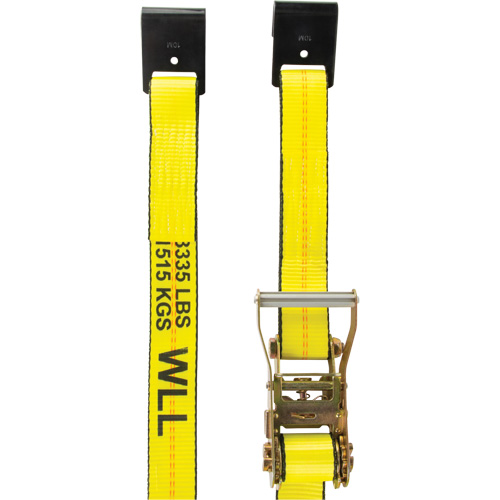 Winch Strap, Flat Hook, 30' W x 2" L, 3335 lbs. (1512 kg) Working Load Limit We Share Industrial Supply